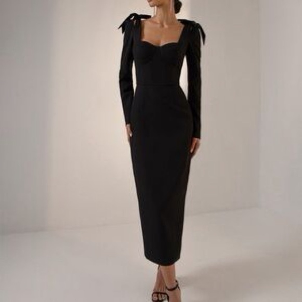 Elegant Black Off-Shoulder Dress